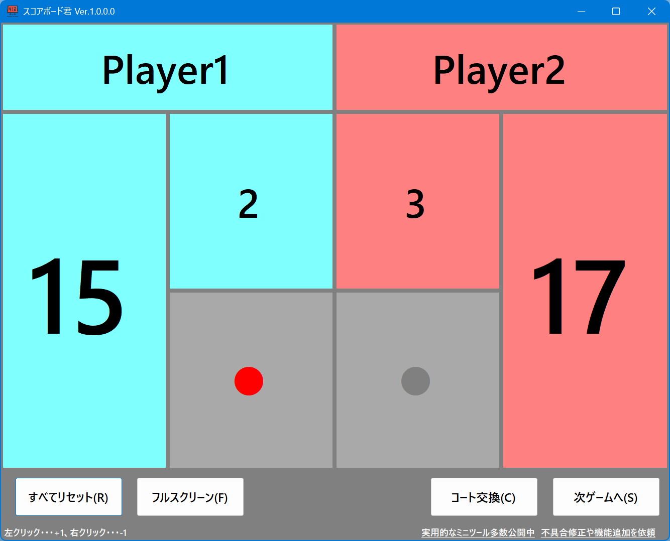 スコアボード君 全体像のスクリーンショット