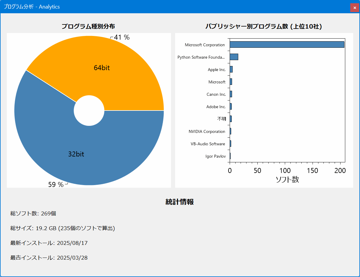 ソフト管理くん のスクリーンショット
